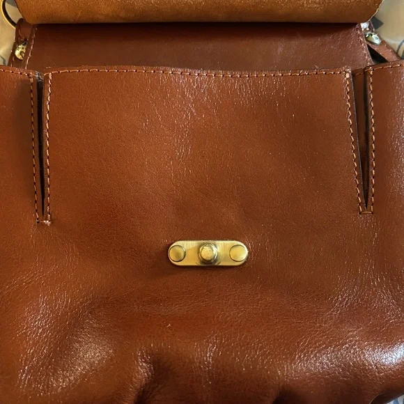 Patricia Nash Veneto Leather Crossbody with Tooled Front Flap Design - Picture 7 of 16